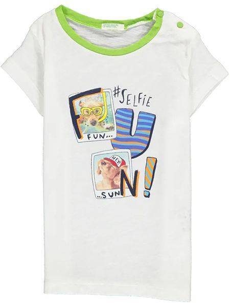 BENETTON ΦΑΝΕΛΑΚΙ BENETTON FUNZIONE BABY ΛΕΥΚΟ (74 CM)-(9-12 ΜΗΝΩΝ)