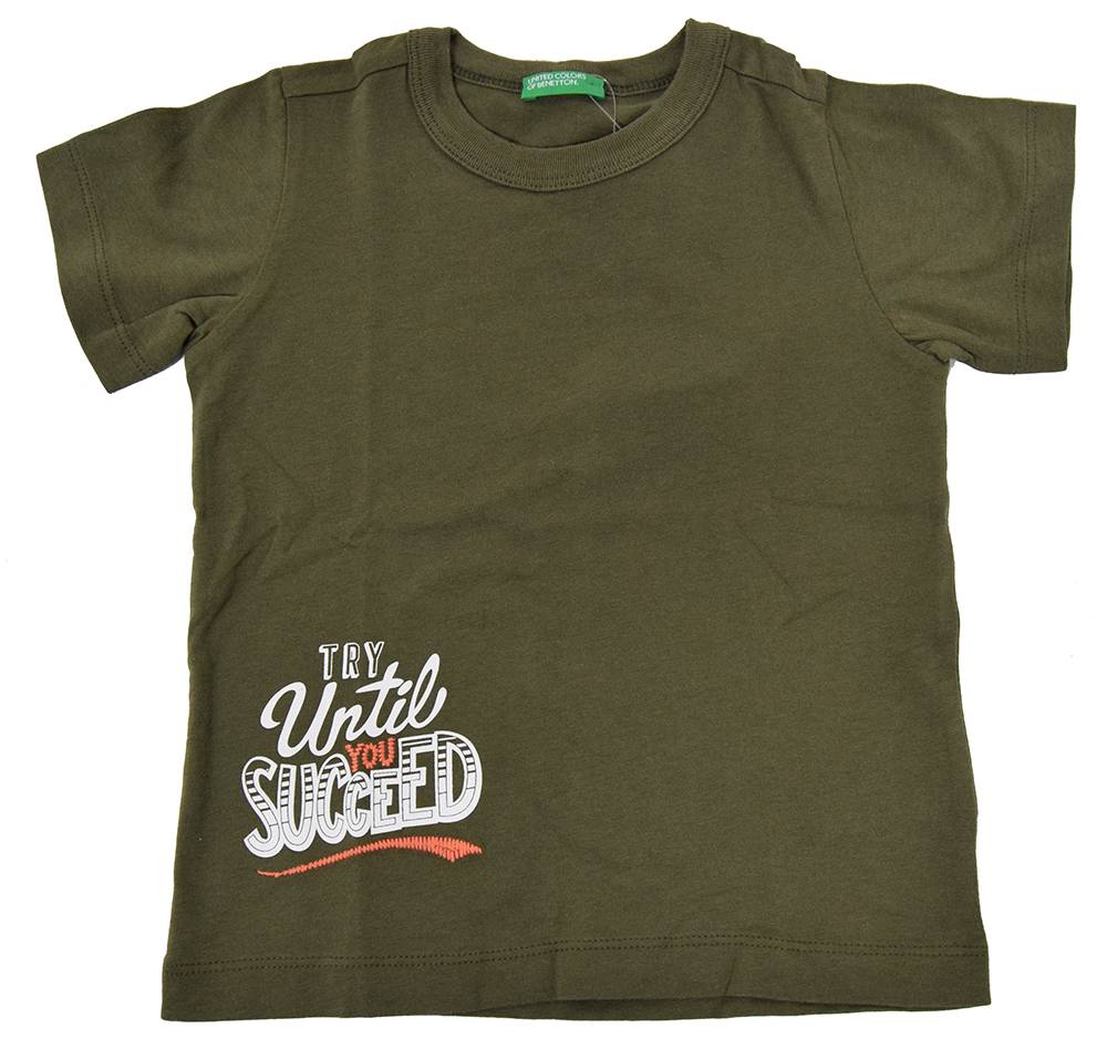 T-SHIRT BENETTON CA ΧΑΚΙ (90 CM)-(2 ΕΤΩΝ)