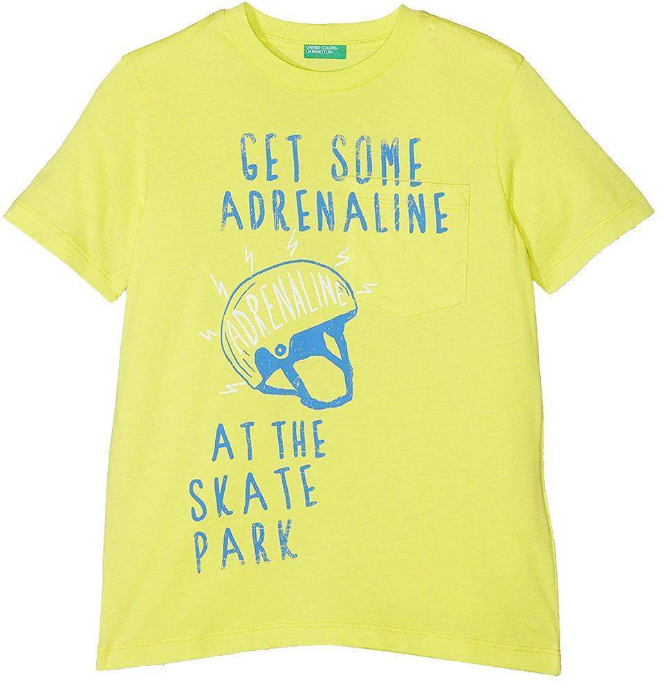 T-SHIRT BENETTON HELLO SUMMER ΚΙΤΡΙΝΟ (82 CM)-(1-2 ΕΤΩΝ)