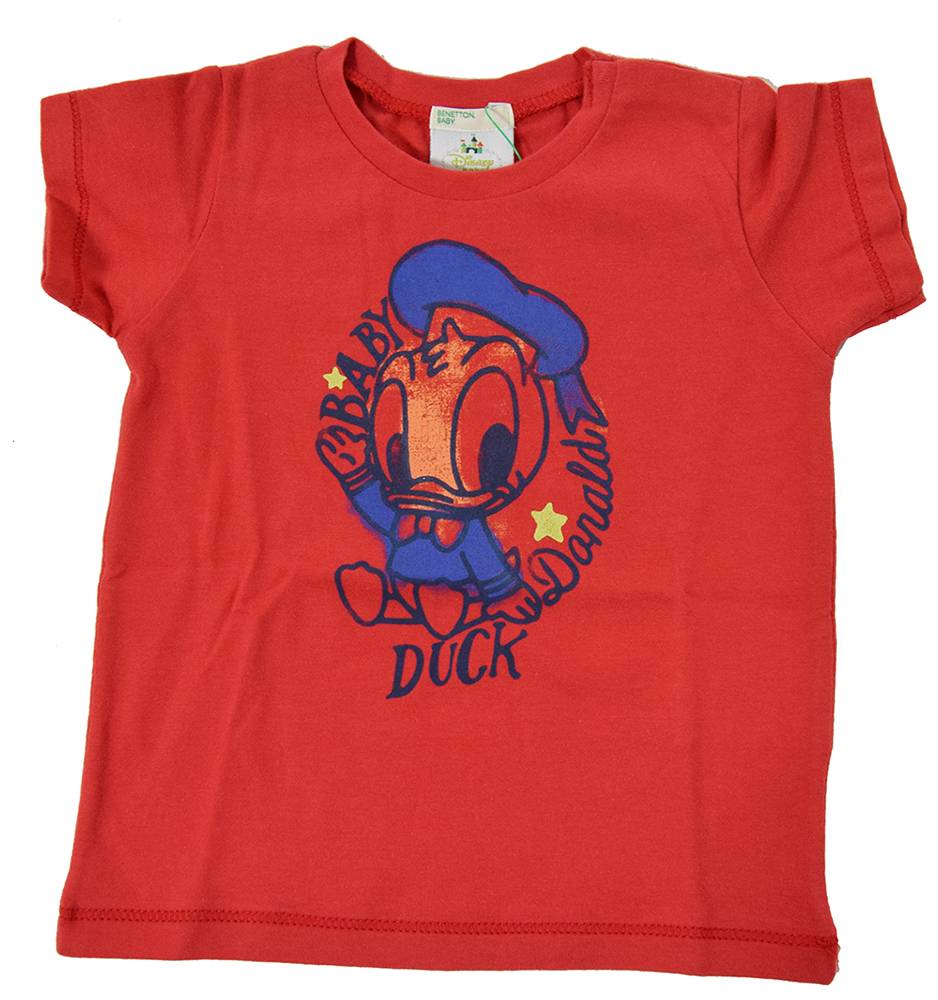 T-SHIRT BENETTON FUNZIONE BABY ΚΟΚΚΙΝΟ (62 CM)-(3-6 ΜΗΝΩΝ) BENETTON