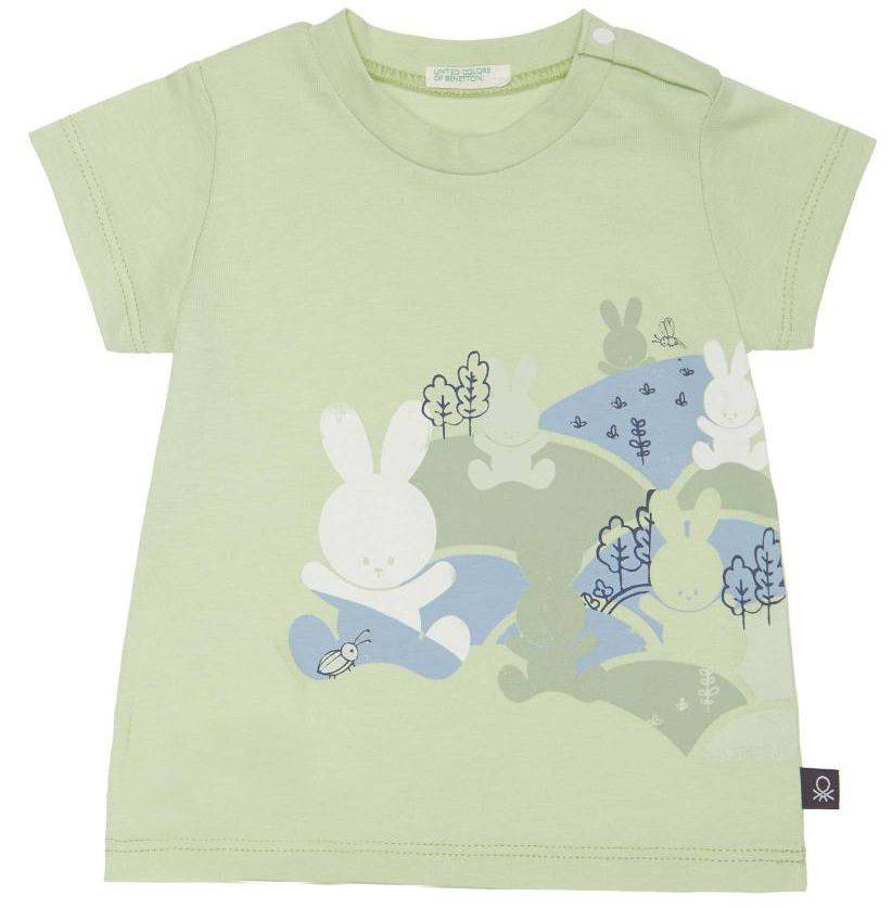 T-SHIRT BENETTON CA BABY BOY ΛΑΧΑΝΙ (62 CM)-(3-6 ΜΗΝΩΝ)