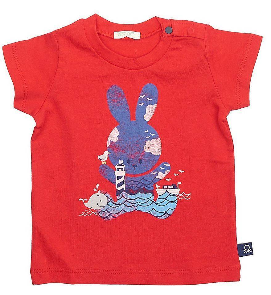 T-SHIRT BENETTON CA BABY BOY ΚΟΚΚΙΝΟ (62 CM)-(3-6 ΜΗΝΩΝ) BENETTON