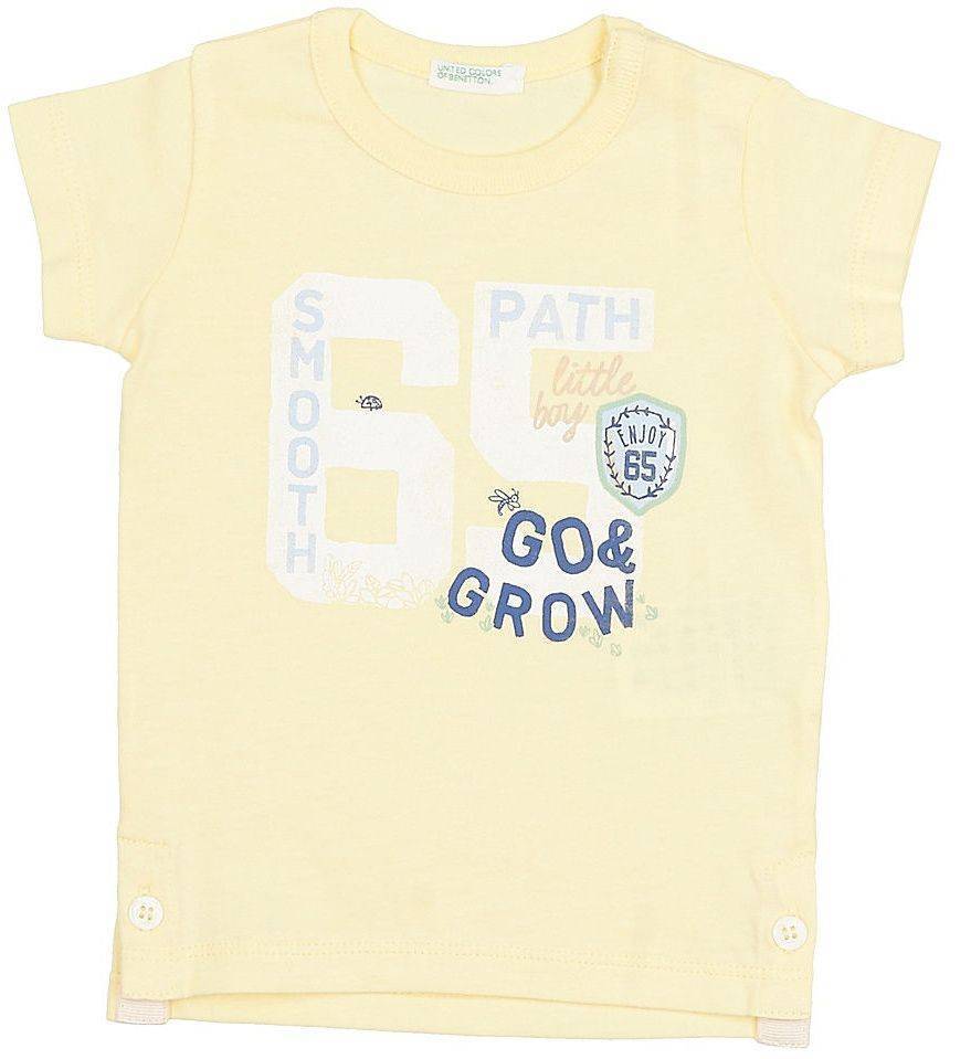 BENETTON T-SHIRT BENETTON BABY BOY ΚΙΤΡΙΝΟ (74 CM)-(9-12 ΜΗΝΩΝ)