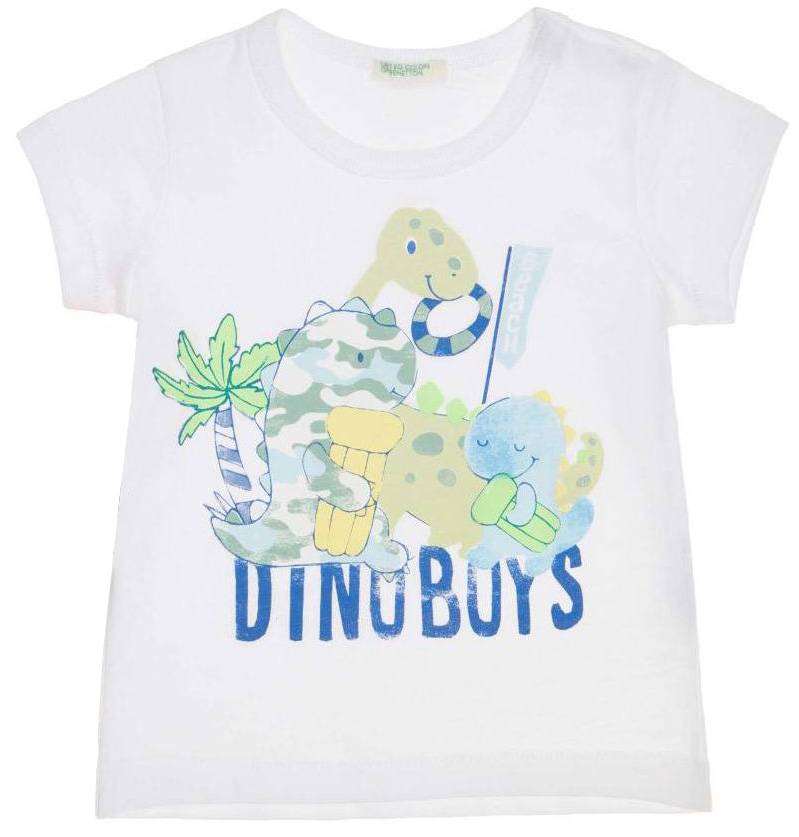 T-SHIRT BENETTON CA BABY BOY ΛΕΥΚΟ (62 CM)-(3-6 ΜΗΝΩΝ)