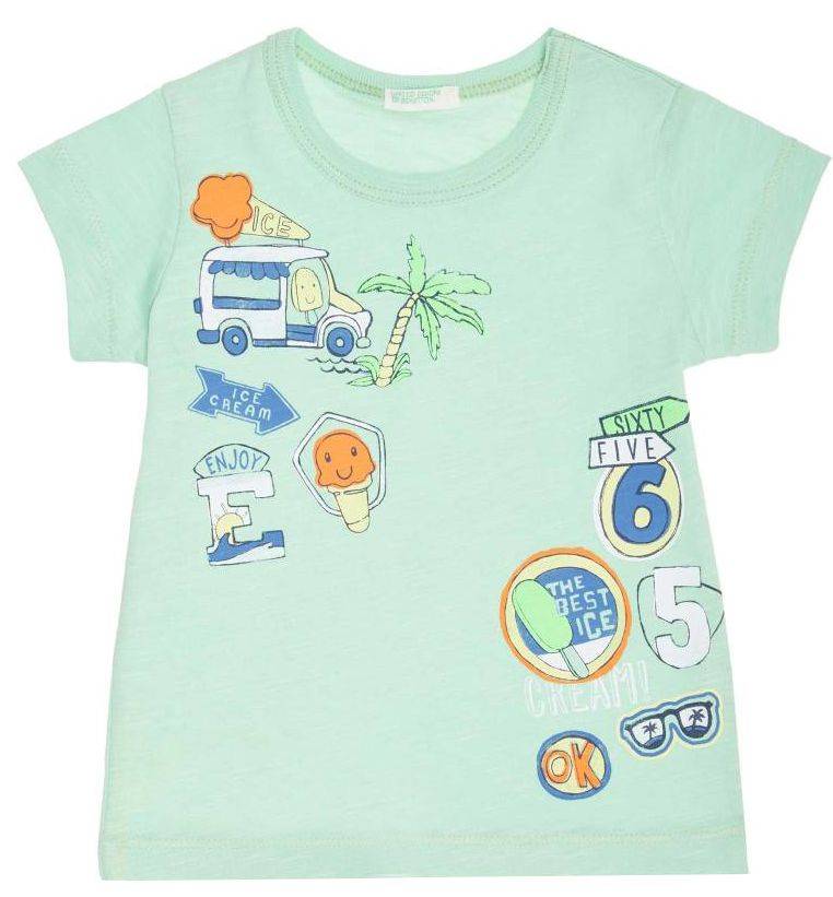 T-SHIRT BENETTON CA BABY BOY ΠΡΑΣΙΝΟ (62 CM)-(3-6 ΜΗΝΩΝ)