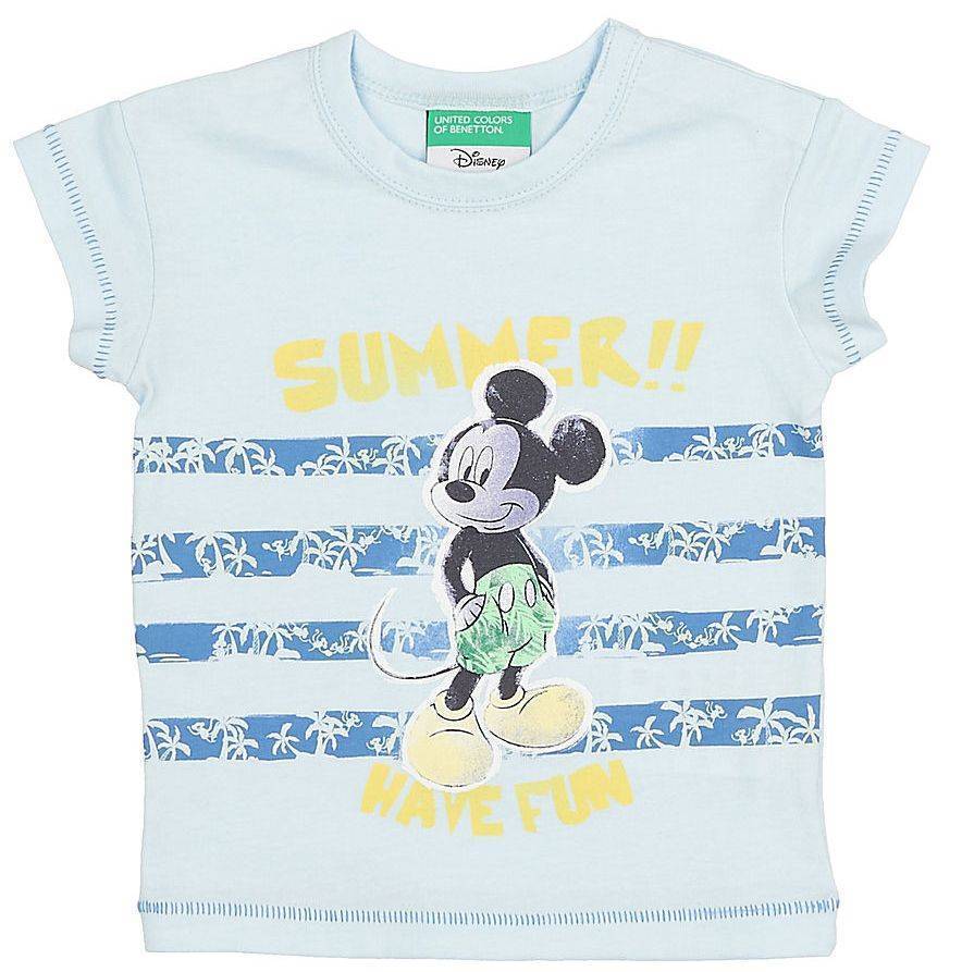 T-SHIRT BENETTON CA BABY BOY ΘΑΛΑΣΣΙ (62 CM)-(3-6 ΜΗΝΩΝ) BENETTON