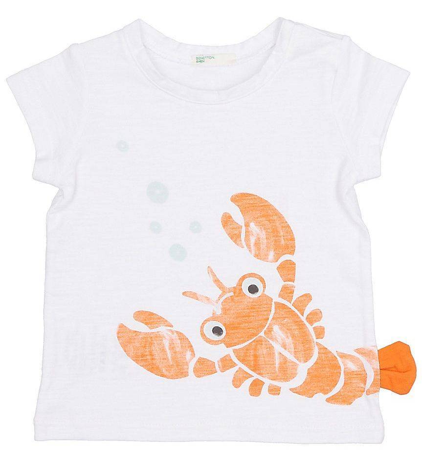 T-SHIRT BENETTON BY THE SEA ΛΕΥΚΟ (68 CM)-(6-9 ΜΗΝΩΝ) BENETTON