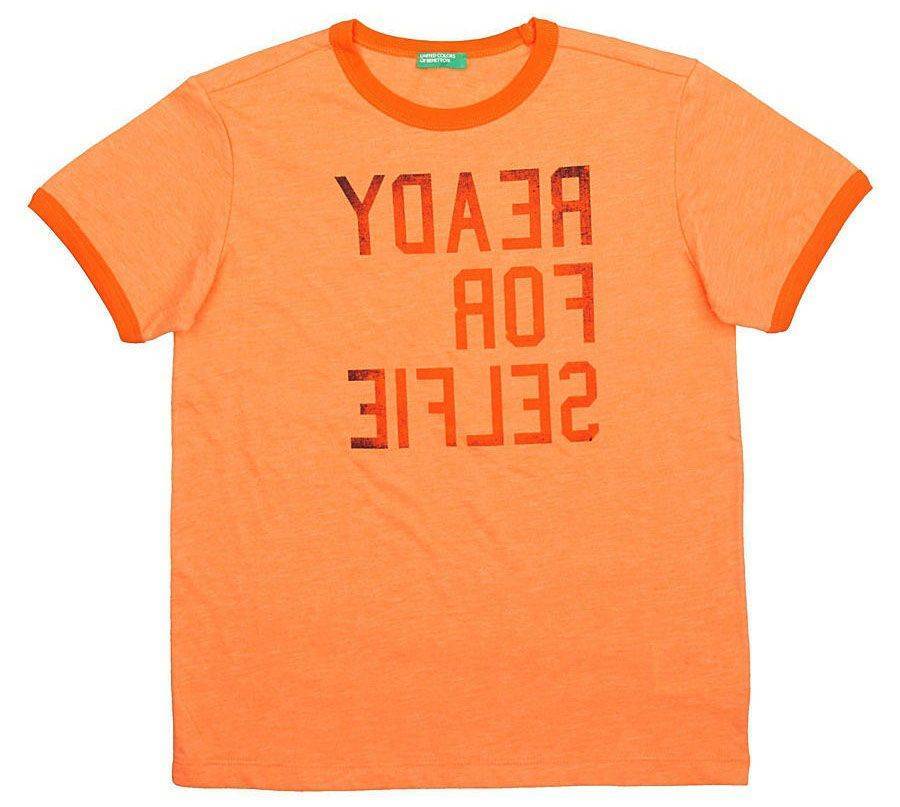T-SHIRT BENETTON CA ΠΟΡΤΟΚΑΛΙ (82 CM)-(1-2 ΕΤΩΝ)