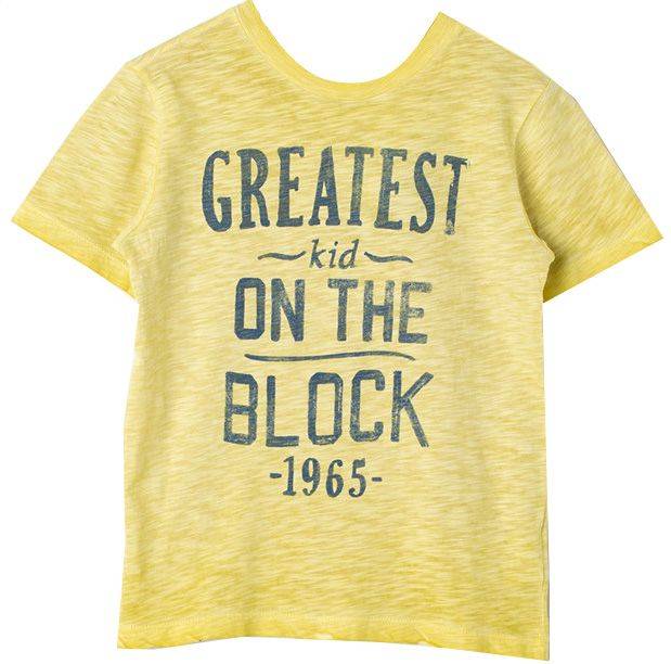 T-SHIRT BENETTON INDIGO BOY ΚΙΤΡΙΝΟ (82 CM)-(1-2 ΕΤΩΝ)