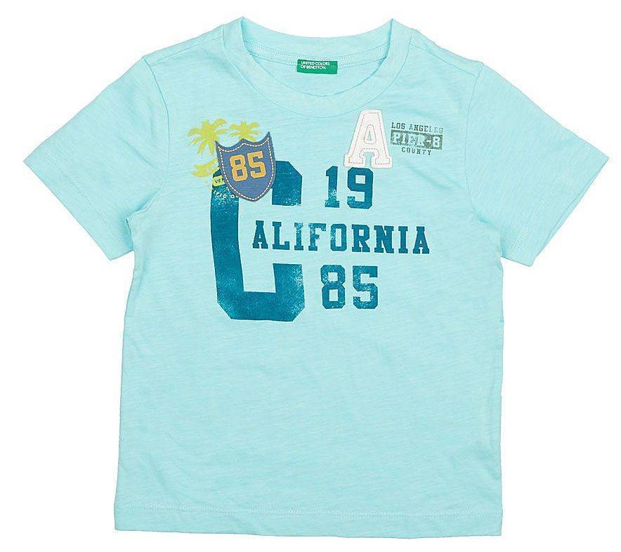 T-SHIRT BENETTON CALIFORNIAN BOY ΣΙΕΛ (90 CM)-(2 ΕΤΩΝ) BENETTON