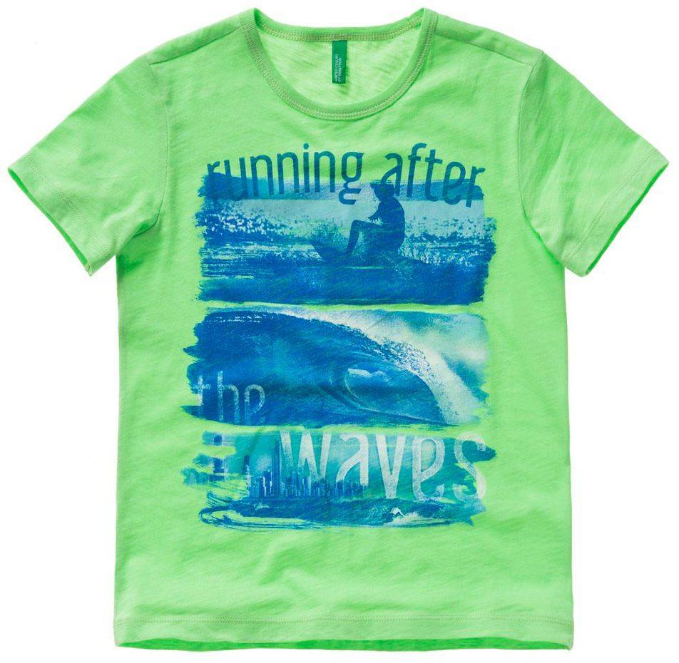 T-SHIRT BENETTON CA ΠΡΑΣΙΝΟ (82 CM)-(1-2 ΕΤΩΝ) BENETTON