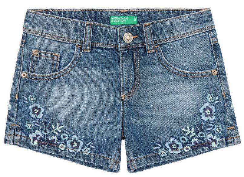 ΣΟΡΤΣ JEANS BENETTON 3 INDIGO GIRL ΣΚΟΥΡΟ ΜΠΛΕ (82 CM)-(1-2 ΕΤΩΝ)