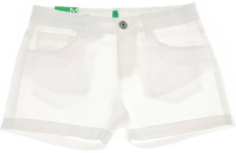 ΣΟΡΤΣ JEANS BENETTON BASIK TK ΛΕΥΚΟ (130 CM)-(7-8 ΕΤΩΝ) BENETTON