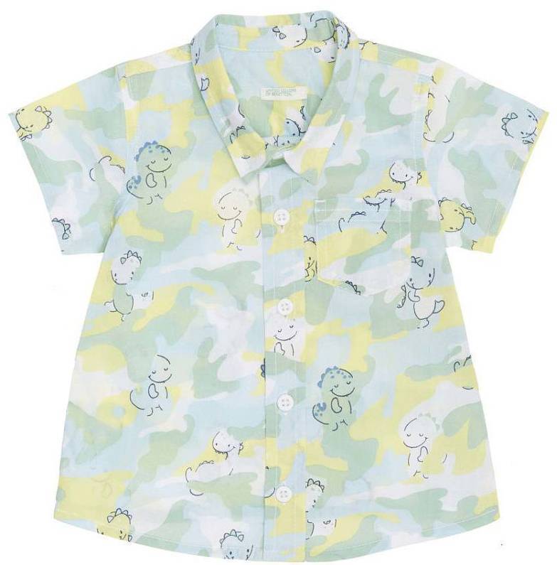 BENETTON ΠΟΥΚΑΜΙΣΟ BENETTON CA ΣΙΕΛ (68 CM)-(6-9 ΜΗΝΩΝ)
