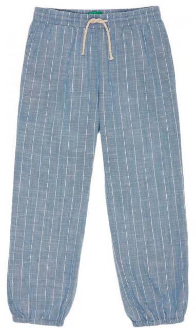 ΠΑΝΤΕΛΟΝΙ BENETTON 3 INDIGO GIRL ΡΙΓΕ ΜΠΛΕ/ΛΕΥΚΟ (82 CM)-(1-2 ΕΤΩΝ)