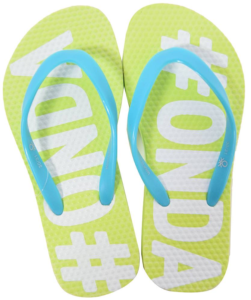 BENETTON ΣΑΓΙΟΝΑΡΕΣ BENETTON BEACHWEAR ΛΑΧΑΝΙ/ΜΠΛΕ (EU: 30/31)