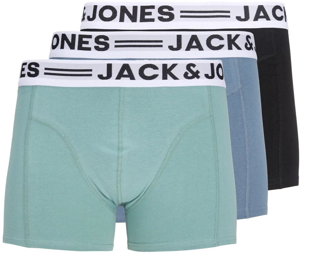 ΜΠΟΞΕΡΑΚΙ JACK - JONES SENSE HIPSTER 12149293 ΜΠΛΕ/ΜΑΥΡΟ 3ΤΜΧ (176CM)(16 ΕΤΩΝ) JACK - JONES