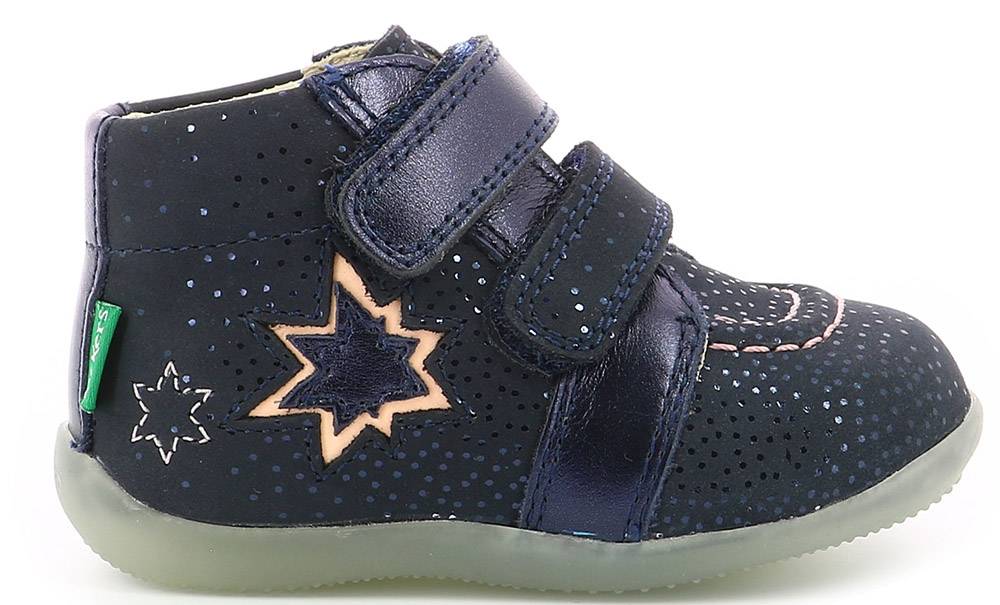 ΠΑΠΟΥΤΣΙ KICKERS 829620 BANGGY ΜΠΛΕ ΣΚΟΥΡΟ ΜΕΤΑΛΛΙΖΕ (EU:20)