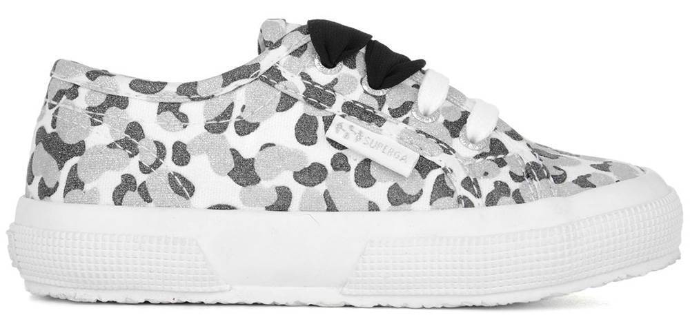 SUPERGA ΠΑΠΟΥΤΣΙ SUPERGA COTCAMOGLITTERJ S111TKW ΠΑΡΑΛΛΑΓΗΣ ΛΕΥΚΟ/ΑΣΗΜΙ (EU:30)