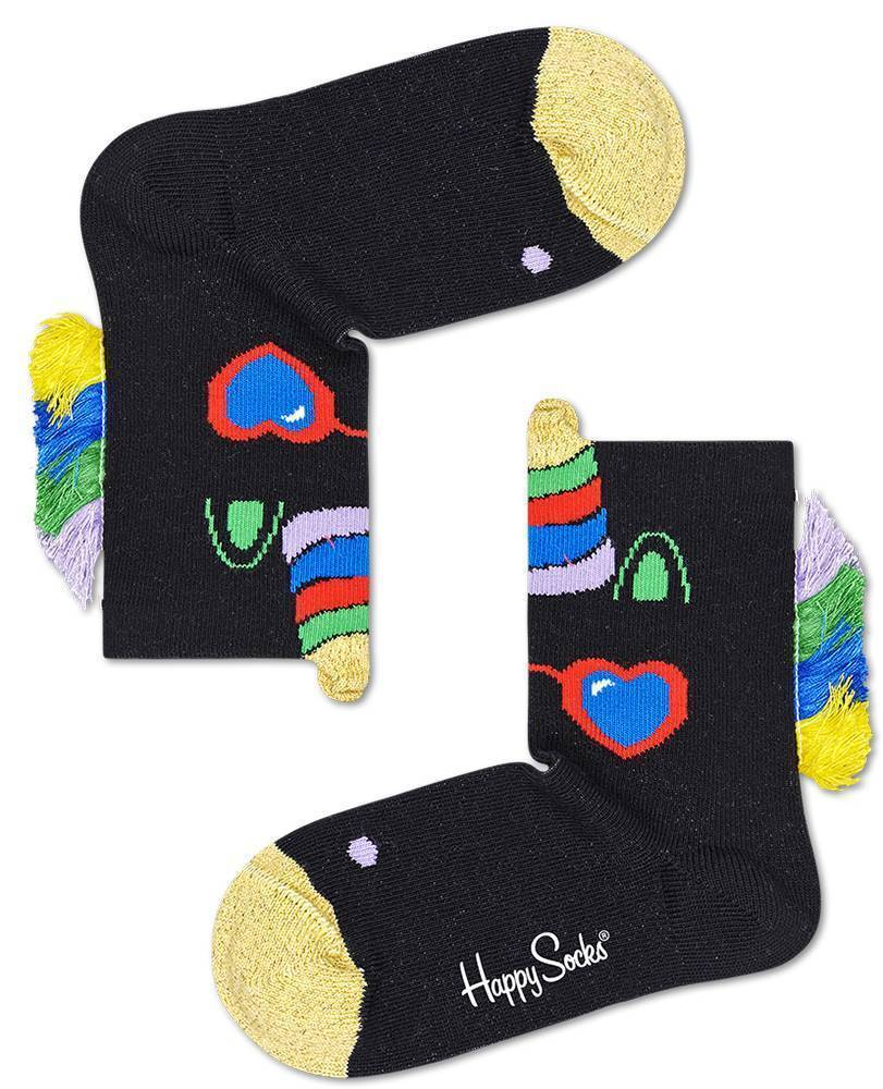 ΚΑΛΤΣΕΣ HAPPY SOCKS KIDS UNICORN SOCK KUNI01-0100 ΜΑΥΡΟ/ΠΟΛΥΧΡΩΜΟ (EU:24-28)