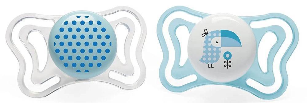 ΠΙΠΙΛΑ ΣΙΛΙΚΟΝΗΣ CHICCO PHYSIO LIGHT ΜΕ ΚΡΙΚΟ 2-6 ΜΗΝΩΝ (2TMX) ΜΠΛΕ CHICCO