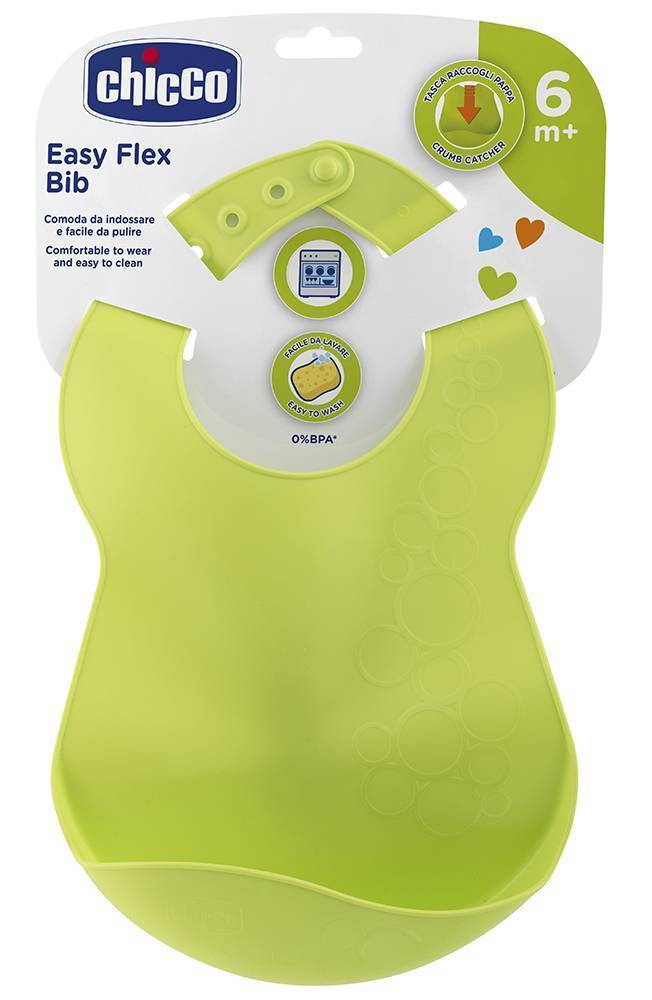 ΣΑΛΙΑΡΑ CHICCO EASY FLEX BIB 6Μ+ ΠΡΑΣΙΝΟ CHICCO