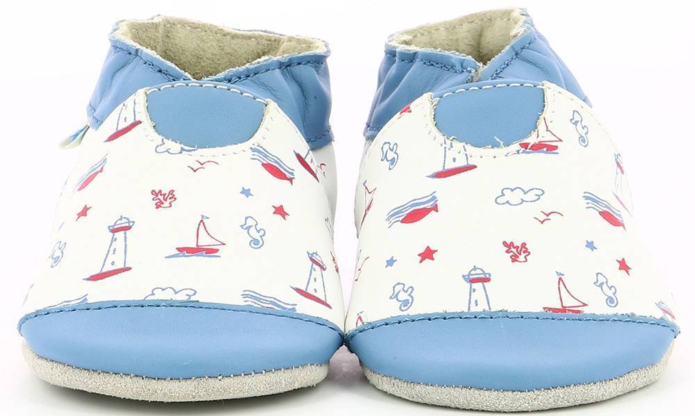 ΠΑΝΤΟΦΛΑΚΙΑ ROBEEZ BEAUTIFUL BOAT 850630 ΛΕΥΚΟ/ΜΠΛΕ (EU:17/18) ROBEEZ