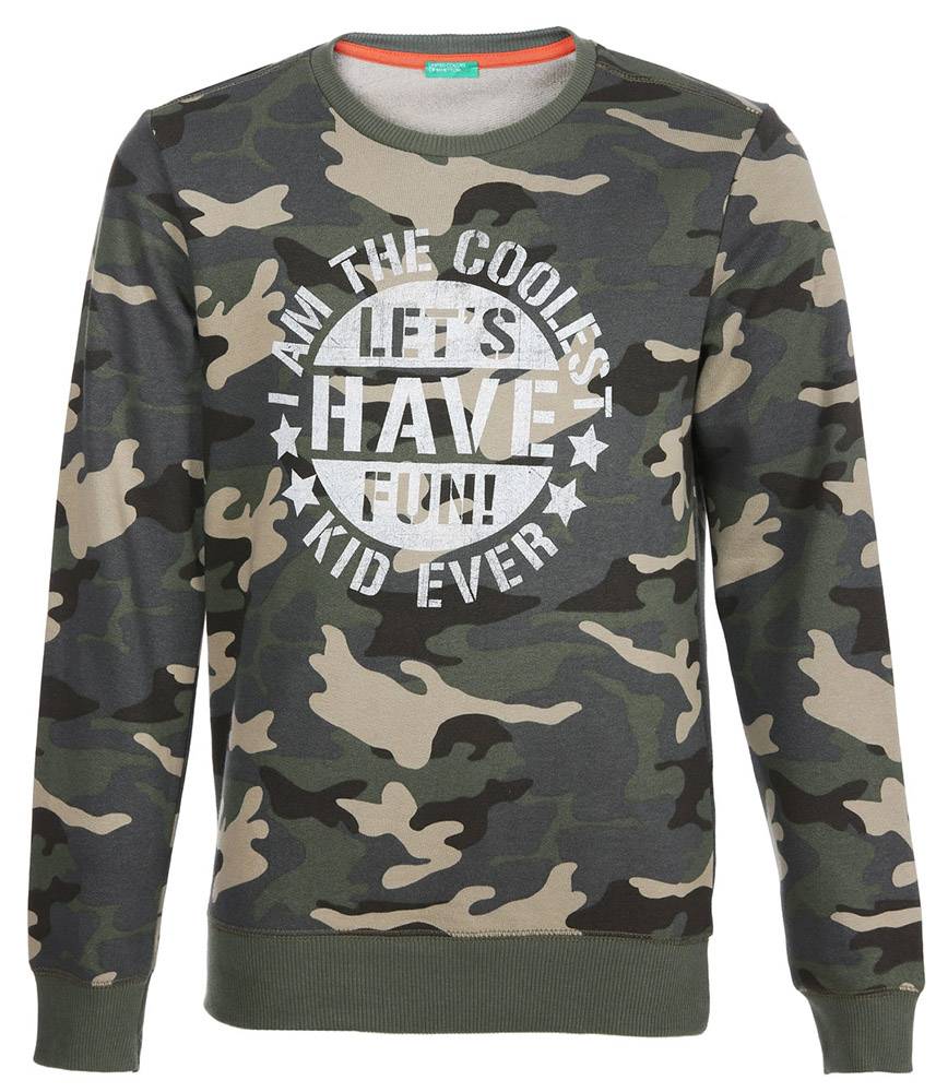 ΦΟΥΤΕΡ BENETTON IMPIANTO CAMO ΧΑΚΙ (82 CM)-(1-2 ΕΤΩΝ) BENETTON