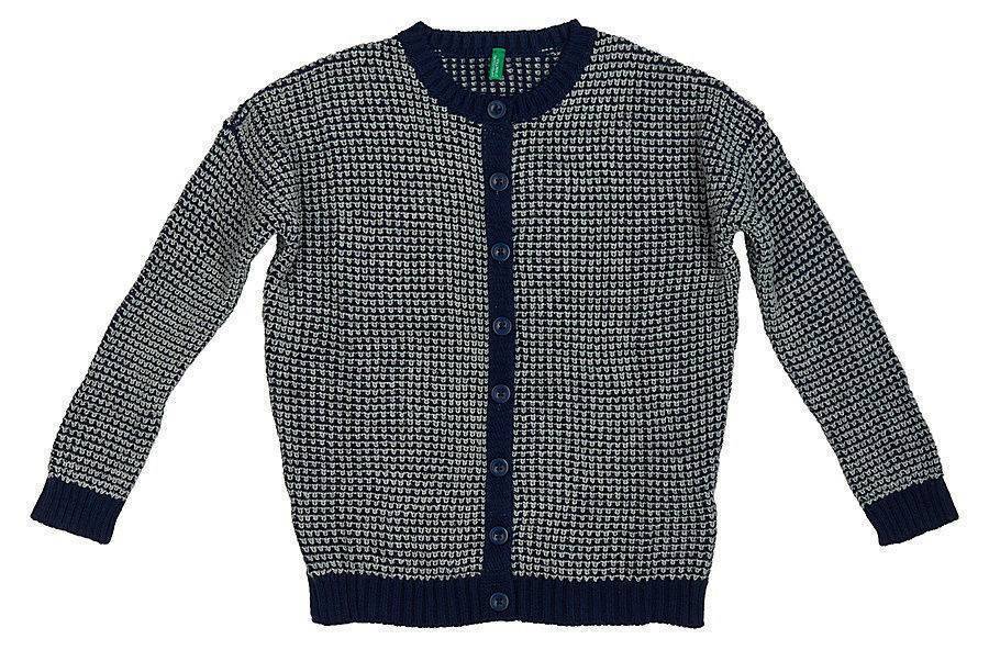 ΖΑΚΕΤΑ BENETTON P. COLLEGE 1 G ΣΚΟΥΡΟ ΜΠΛΕ/ΛΕΥΚΟ (120 CM)-(6-7 ΕΤΏΝ)