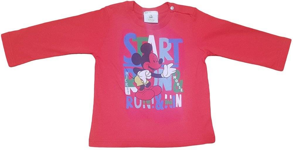 ΜΑΚΡΥΜΑΝΙΚΗ ΜΠΛΟΥΖΑ BENETTON PLAYTIME ΚΟΚΚΙΝΗ (62 CM)-(3-6 ΜΗΝΩΝ) BENETTON