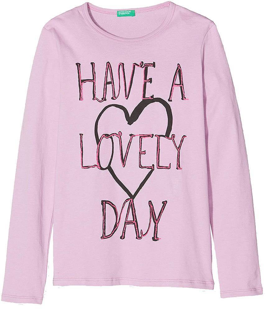 ΜΠΛΟΥΖΑ ΜΑΚΡΥΜΑΝΙΚΗ BENETTON 4 STREET GIRL ΛΙΛΑ (90 CM)-(2 ΕΤΩΝ)