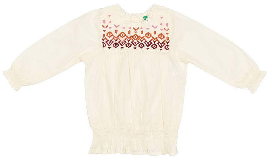 ΜΠΛΟΥΖΑ ΜΑΚΡΥΜΑΝΙΚΗ BENETTON TRIP TO C 2G ΕΚΡΟΥ (90 CM)-(2 ΕΤΩΝ) BENETTON