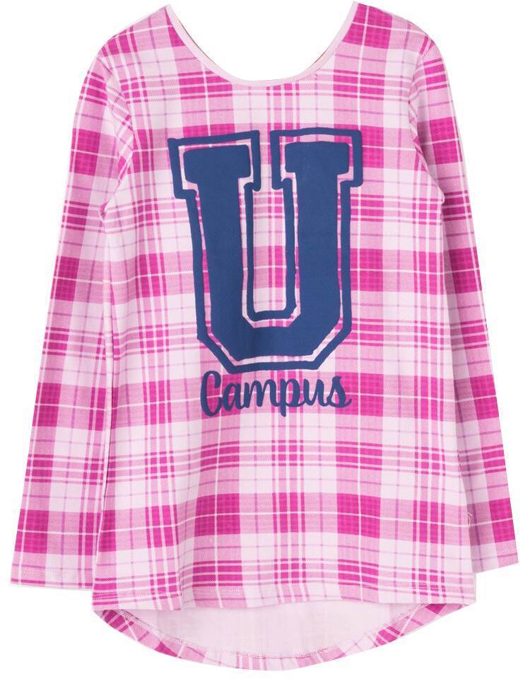 ΜΠΛΟΥΖΑ ΜΑΚΡΥΜΑΝΙΚΗ BENETTON FOUNDATION TK ΡΟΖ (82 CM)-(1-2 ΕΤΩΝ)