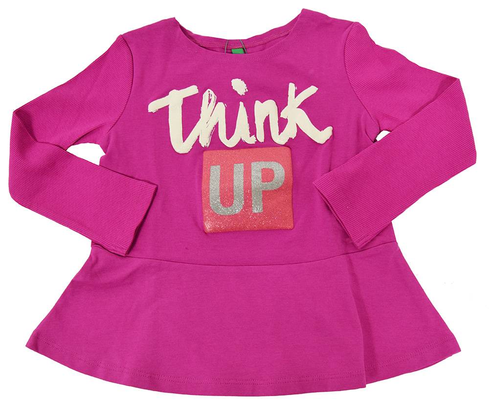 ΜΠΛΟΥΖΑ ΜΑΚΡΥΜΑΝΙΚΗ BENETTON FOUNDATION TK W ΦΟΥΞΙΑ (90 CM)-(2 ΕΤΩΝ)