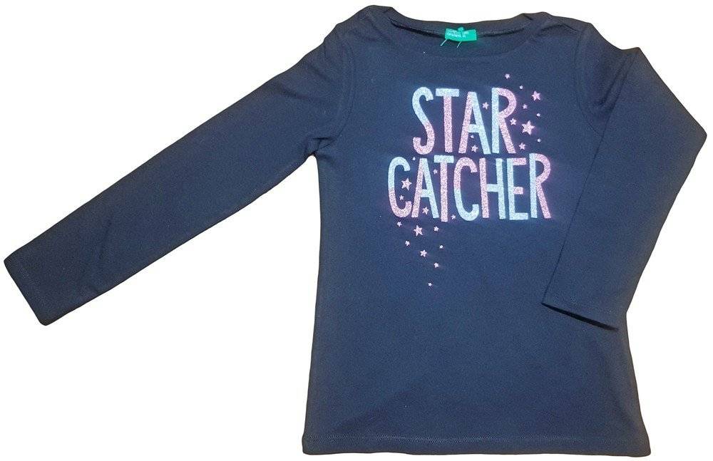 ΜΠΛΟΥΖΑ ΜΑΚΡΥΜΑΝΙΚΗ BENETTON CA ΜΑΥΡΟ (82 CM)-(1-2 ΕΤΩΝ) BENETTON