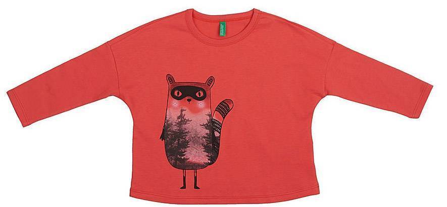 ΜΠΛΟΥΖΑ ΜΑΚΡΥΜΑΝΙΚΗ BENETTON TRIP TO C. 2 G ΚΟΡΑΛΙ (82 CM)-(1-2 ΕΤΩΝ) BENETTON