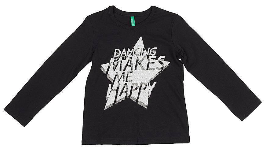 ΜΠΛΟΥΖΑ ΜΑΚΡΥΜΑΝΙΚΗ BENETTON MODERN MOB. G. ΜΑΥΡΟ (82 CM)-(1-2 ΕΤΩΝ) BENETTON