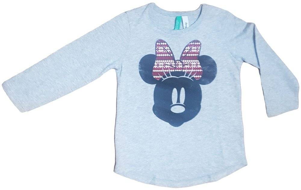 BENETTON ΜΠΛΟΥΖΑ ΜΑΚΡΥΜΑΝΙΚΗ BENETTON CAPSULE NATALE ΓΚΡΙ ΜΕΛΑΝΖΕ (82 CM)-(1-2 ΕΤΩΝ)