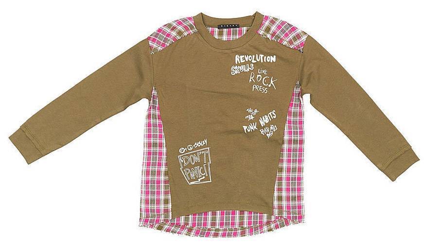 ΜΠΛΟΥΖΑ ΜΑΚΡΥΜΑΝΙΚΗ SISLEY DO IT YOURS G. ΛΑΔΙ (140 CM)-(8-9 ΕΤΩΝ) SISLEY