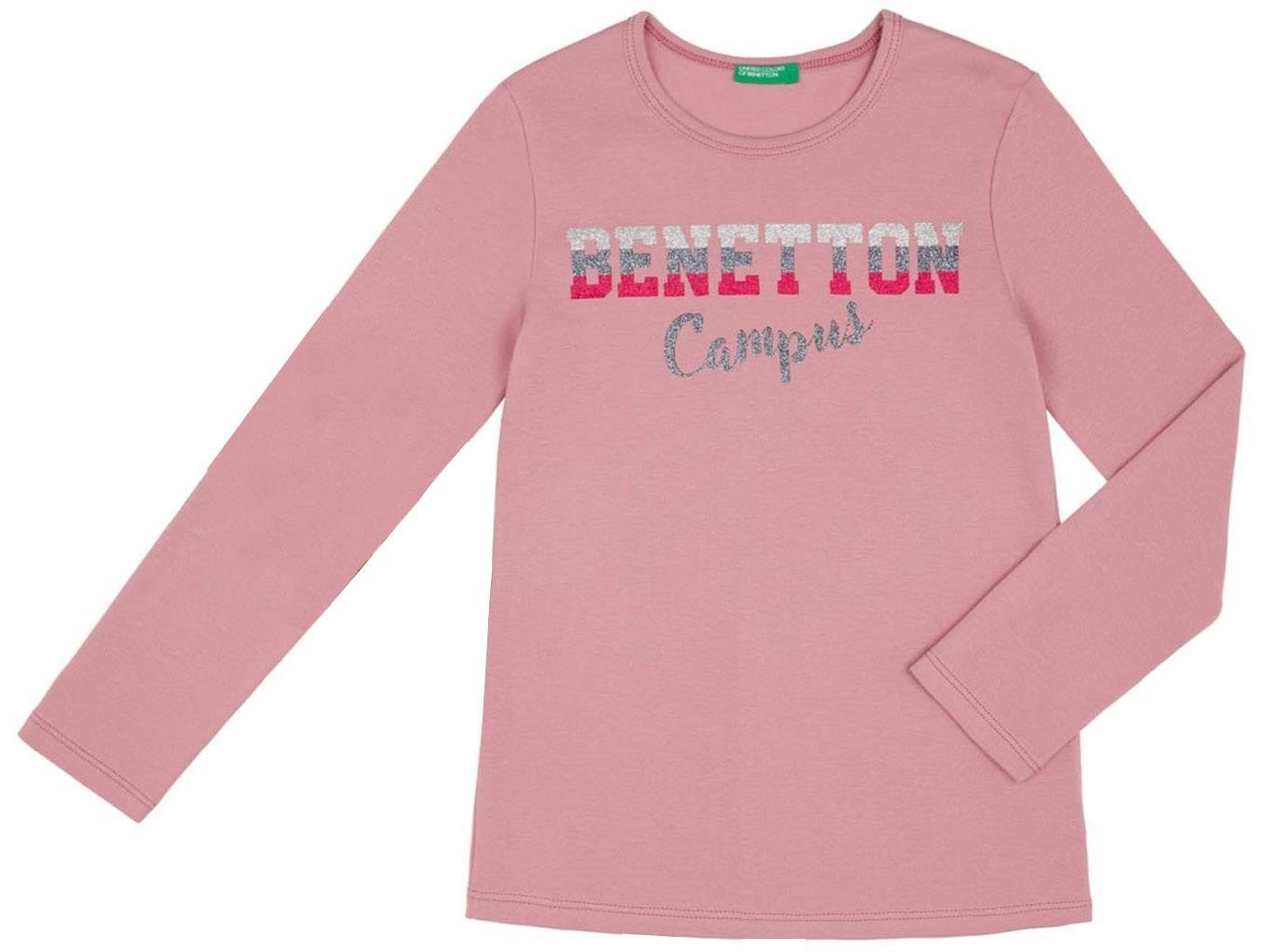 ΜΠΛΟΥΖΑ ΜΑΚΡΥΜΑΝΙΚΗ BENETTON IG IMPIANTO JUN ΣΑΠΙΟ ΜΗΛΟ (82 CM)-(1-2 ΕΤΩΝ) BENETTON