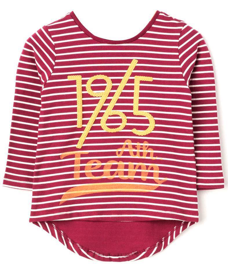 ΜΠΛΟΥΖΑ ΜΑΚΡΥΜΑΝΙΚΗ BENETTON FOUNDATION TK ΜΠΟΡΝΤΩ/ΛΕΥΚΟ (82 CM)-(1-2 ΕΤΩΝ)