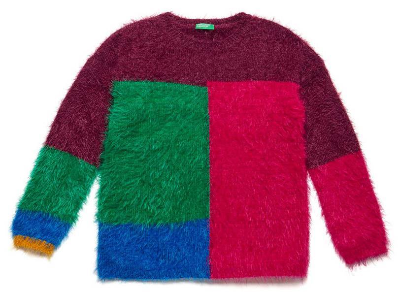 ΠΟΥΛΟΒΕΡ BENETTON 8 80&amp;#039;S GIRL ΠΟΛΥΧΡΩΜΟ (82 CM)-(1-2 ΕΤΩΝ)