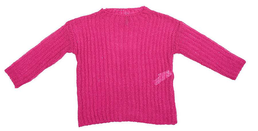 BENETTON ΠΟΥΛΟΒΕΡ BENETTON FOUNDATION TK ΦΟΥΞΙΑ (90 CM)-(2 ΕΤΏΝ)