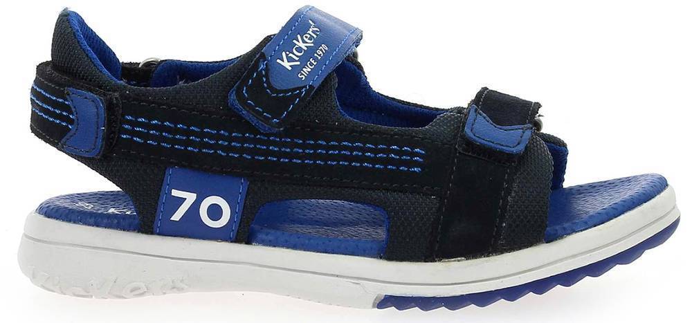 ΠΕΔΙΛΑ KICKERS PLANE 694880 ΣΚΟΥΡΟ ΜΠΛΕ/ΜΠΛΕ (EU:34)