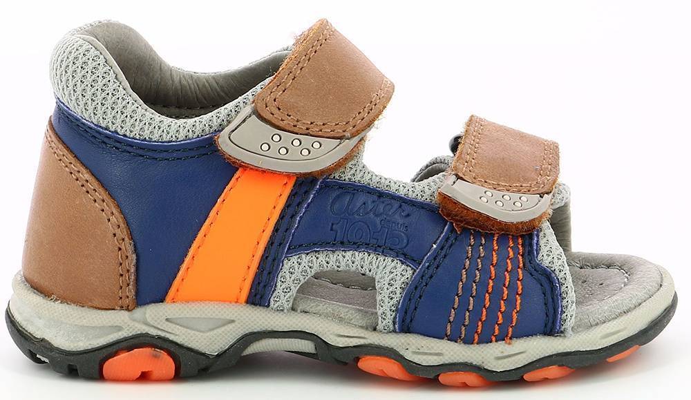 ΣΑΝΔΑΛΙΑ ASTER BOHAL 861711 ΣΚΟΥΡΟ ΜΠΛΕ/ΠΟΡΤΟΚΑΛΙ/ΚΑΜΕΛ (EU:29) ASTER