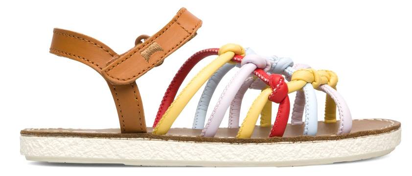 ΣΑΝΔΑΛΙΑ CAMPER TWINS K800428-001 ΚΑΦΕ/ΠΟΛΥΧΡΩΜΟ (EU:30)