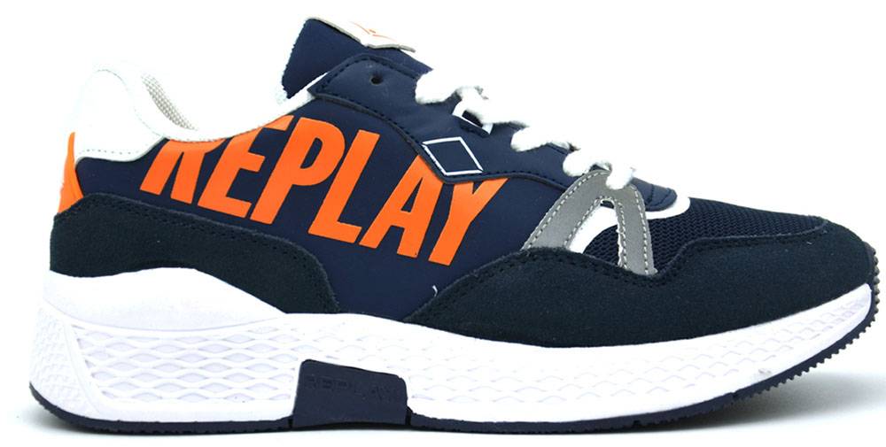 ΠΑΠΟΥΤΣΙΑ REPLAY GBS39.332.C0001T-2944 ΣΚΟΥΡΟ ΜΠΛΕ (EU:31) REPLAY