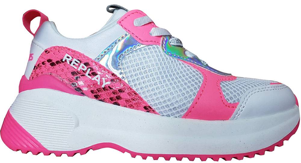 ΠΑΠΟΥΤΣΙΑ REPLAY GBS24.332.C0022S-2075 ΛΕΥΚΟ/ΦΟΥΞΙΑ (EU:28)