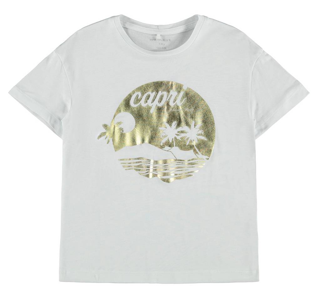 T-SHIRT NAME IT 13190334 NKFHABIE SS BOXY ΛΕΥΚΟ (122-128 CM)-(7-8 ΕΤΩΝ)