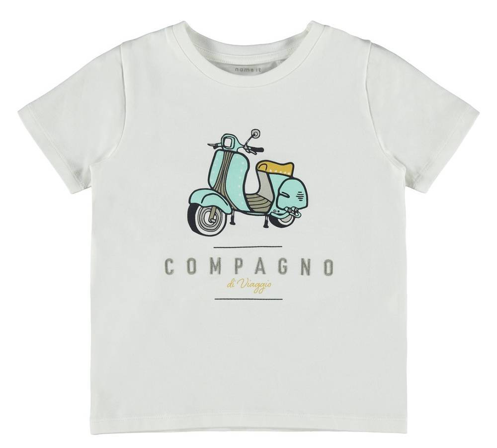T-SHIRT NAME IT 13190366 NMMHADWIN SS TOP BOX ΛΕΥΚΟ (92 CM)-(2 ΕΤΩΝ) NAME IT